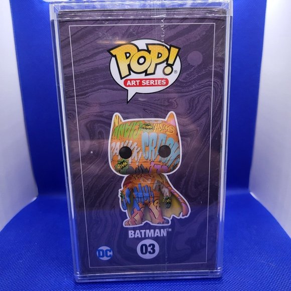 DC Batman (Orange & Yellow) Art Series Target Exclusive Funko Pop - Picture 4 of 8
